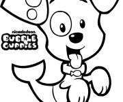 Coloriage Chiot de Bubble guppies