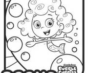 Coloriage et dessins gratuit Deema Bubulle Guppies à imprimer