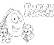 Coloriage L'affiche de Bubble Guppies