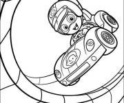 Coloriage La course de Bubulle Guppies