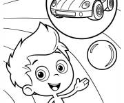 Coloriage La voiture de Gil