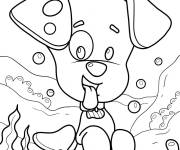 Coloriage Le Bubulle chiot mignon