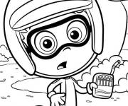 Coloriage Le conducteur Nonny confus