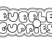 Coloriage Logo de Bubble Guppies