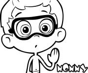 Coloriage Nonny de Bubble Guppies