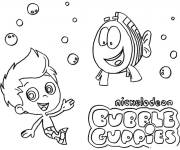 Coloriage Nonny et M grouper