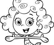 Coloriage Personnage de Bubble Guppies Deema