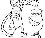 Coloriage Sid Fishy de Bubulle Guppies