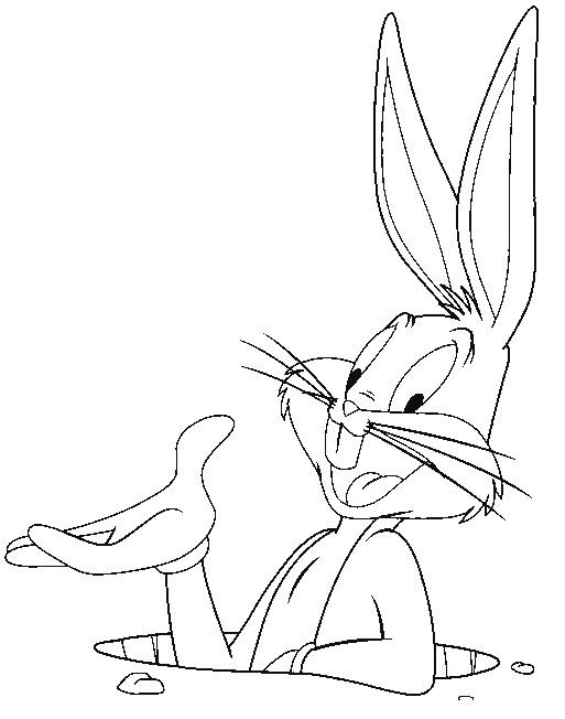 Coloriage et dessins gratuits Bugs Bunny à imprimer