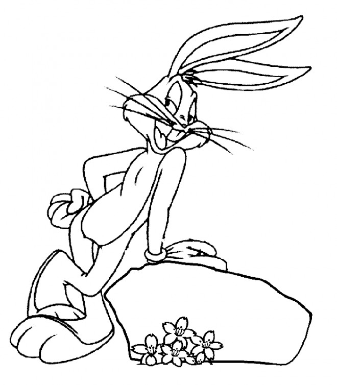 Coloriage et dessins gratuits Bugs Bunny à imprimer à imprimer