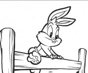 Coloriage Bugs Bunny bébé en ligne