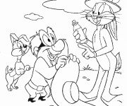 Coloriage Bugs Bunny en ligne gratuit