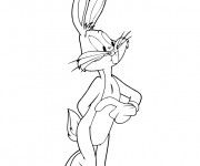 Coloriage et dessins gratuit Bugs Bunny gratuit à imprimer
