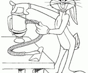 Coloriage Bugs Bunny gratuit à imprimer