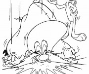 Coloriage et dessins gratuit Bugs Bunny Looney tunes à imprimer à imprimer