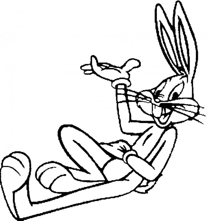 Coloriage et dessins gratuits Dessin Bugs Bunny à imprimer