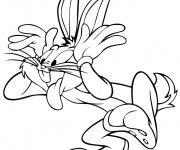 Coloriage Dessin Bugs Bunny à colorier