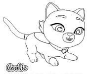 Coloriage Cookie de Butter Beans Cafe Enchante