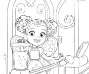 Coloriage Dazzle l'ami proche de Butterbean