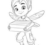 Coloriage Le livreur Jaspser de Butter Beans Cafe Enchante