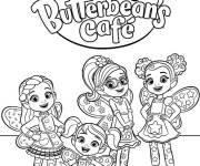 Coloriage Personnages de Butter Beans Cafe Enchante