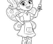 Coloriage et dessins gratuit Poppy, meilleure amie de Butterbean à imprimer