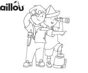 Coloriage caillou avec son ami L&eacute;o