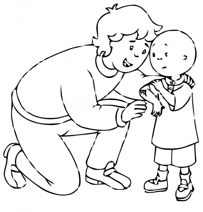 Coloriage Caillou A Imprimer Gratuit
