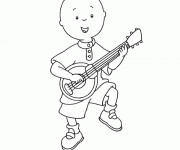 Coloriage et dessins gratuit Dessin Caillou à imprimer