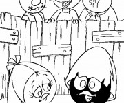 Coloriage Calimero dessin anim&eacute;