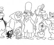 Coloriage Calimero et ses amis en ligne