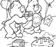 Coloriage L'anniversaire de Calinours