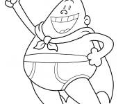 Coloriage Capitaine Bobette facile