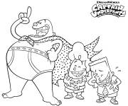 Coloriage Capitaine Bobette film pour enfants