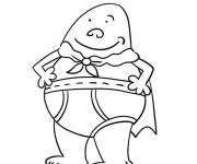 Coloriage Capitaine Bobette rigolo