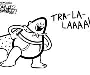 Coloriage et dessins gratuit Capitaine Bobette Tra la laaaa à imprimer