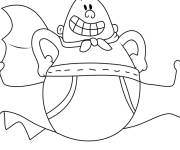 Coloriage Capitaine Slip en ligne