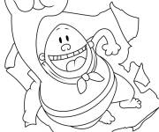Coloriage Capitaine Slip stylis&eacute;