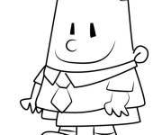 Coloriage Geroge Beard minimaliste