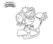 Coloriage Turbo Toilet facile de Capitaine Bobette