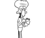Coloriage et dessins gratuit Carlo Tentacule au travail à imprimer