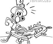 Coloriage et dessins gratuit Carlo Tentacule en maternelle à imprimer