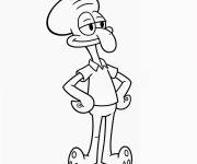 Coloriage et dessins gratuit Illustration de Carlo Tentacule à imprimer