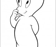 Coloriage Casper 1