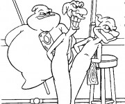 Coloriage Casper les trois fantomes