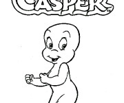 Coloriage Casper simple