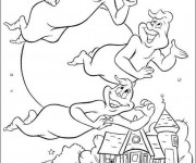 Coloriage Les amis de Casper