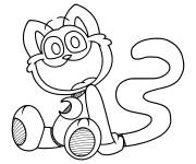 Coloriage CatNap assis