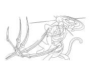 Coloriage Catnap au combat