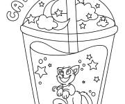 Coloriage CatNap dans un goblet